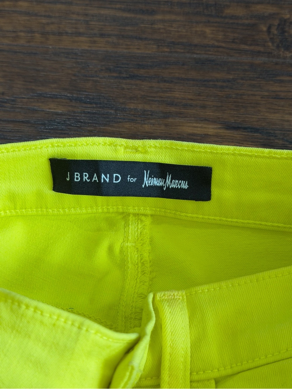 J Brand for Neiman Marcus Women's Yellow Jeans Size 24 - Picture 6 of 10